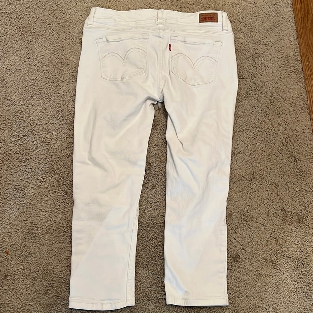 Levi’s 535 Leggings white Size 7 cropped